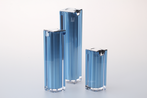 cosmetic bottles and jars Square Plastic Acrylic Double Wall Cosmetic Bottles