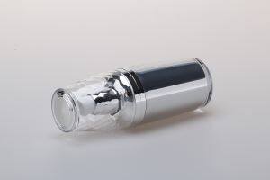 cosmetic jars and bottles 15ml 30ml 60ml 120ml Round Plastic Acrylic Luxury Cosmetic Cream Lotion Pump Bottle