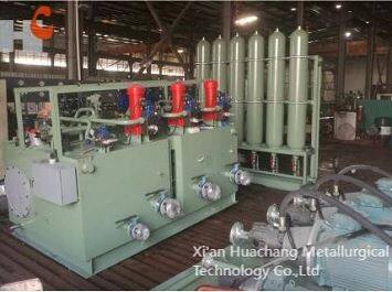 Hydrauliske systemer af smelteovn