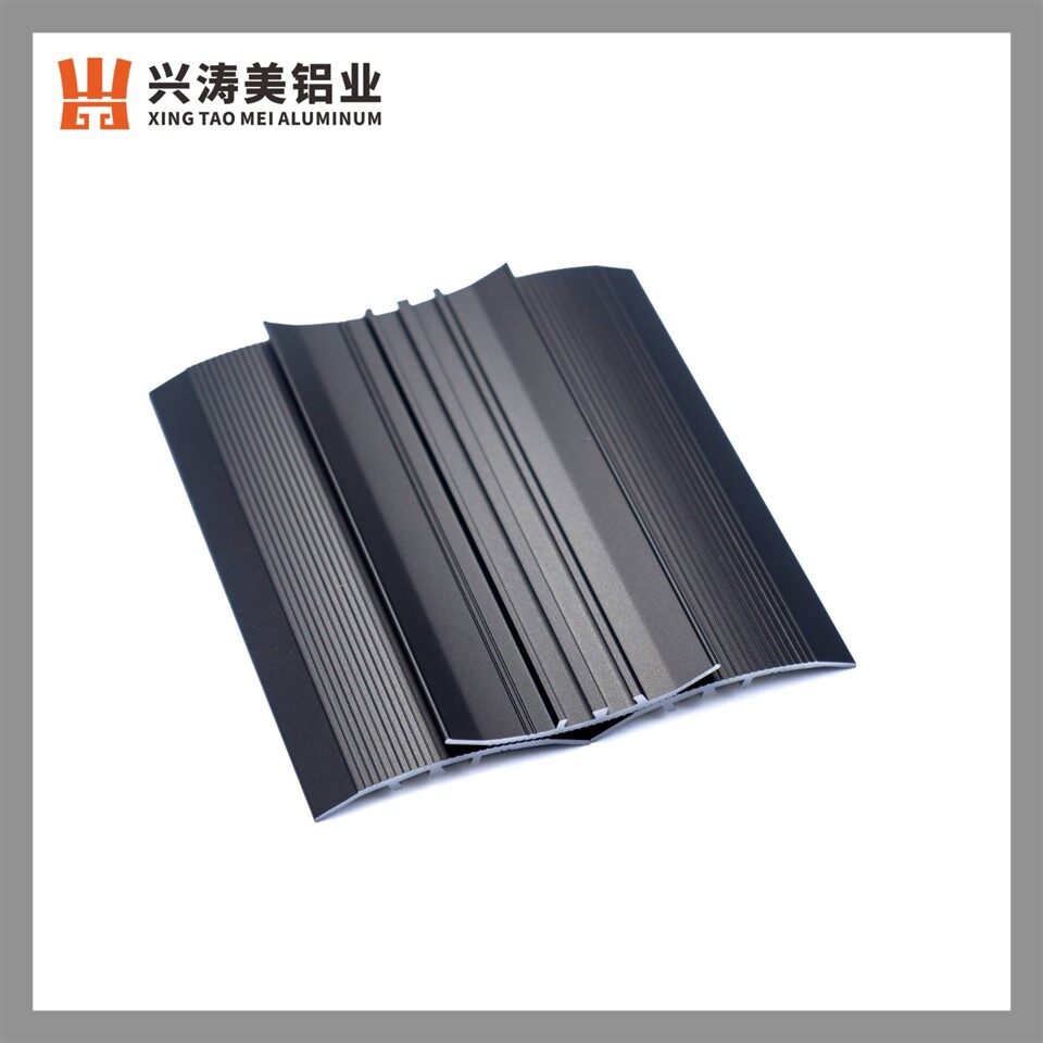 Matte Black Aluminum Alloy Threshold Crimping Metal Strip
