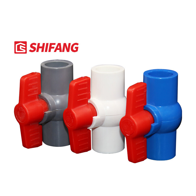 Kuglasti ventili s PVC utičnicom i navojem