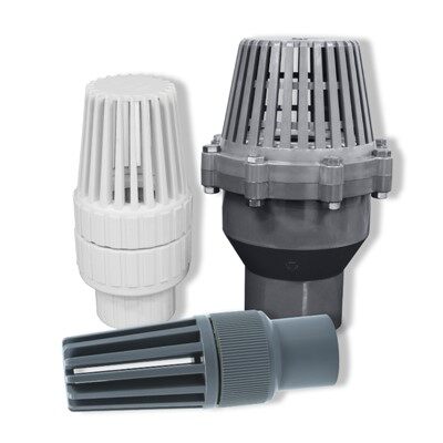 Válvula de pegador de aba de PVC