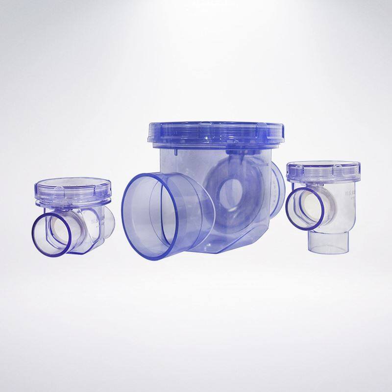 Priehľadný pvc kontrolný ventil