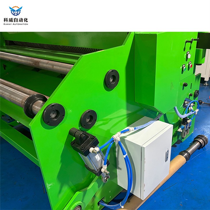 Abrasive Cloth Jumbo Roll Slitting Machine For Flap Disc