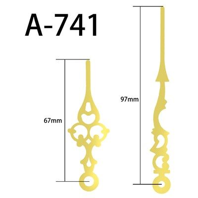 کلاک ہینڈ A-741 گولڈن آور اینڈ منٹ