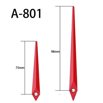 Clock Hand A-801 Red Hour And Minute