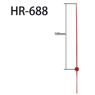 Clock Hand HR-688 Red Seconds