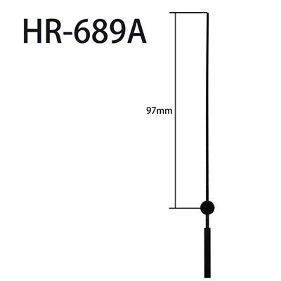 Kelloosoitin HR-689A sekuntia