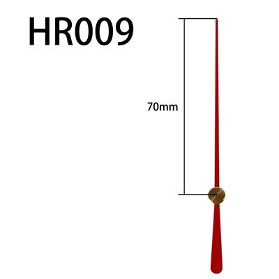 Clock Hand HR009 Gold-headed Red Seconds