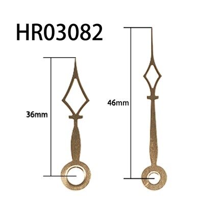 시계 바늘 HR03082 황금 시간과 분