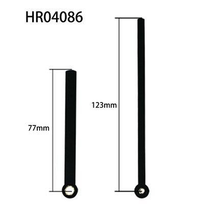 שעון מחוג HR04086 שחור שעה ודקה