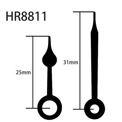 Clock Tes HR8811 Dub Teev Thiab feeb