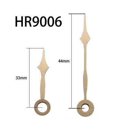 ساعة يد HR9006 ذهبية للساعات والدقائق