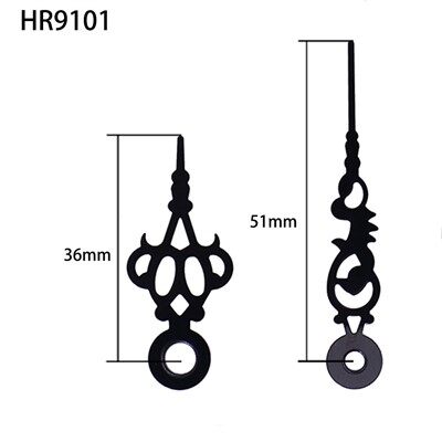 Idejn tal-Arloġġ HR9101 Siegħa Iswed U Minuta