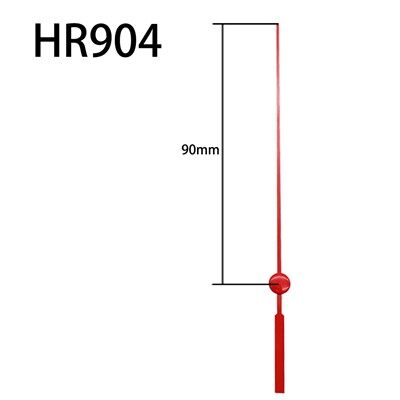 Manecilla de reloj HR904 con segundos en rojo