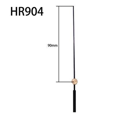 عقرب الساعة HR904 ثواني سوداء برأس ذهبي