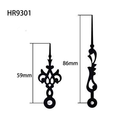 Kazaljka sata HR9301 Crna Sat i Minute
