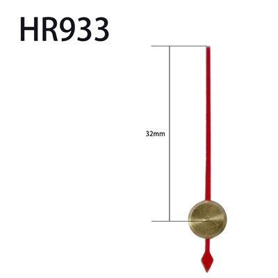 Стрелка на часовник HR933 Червени секунди със златна глава