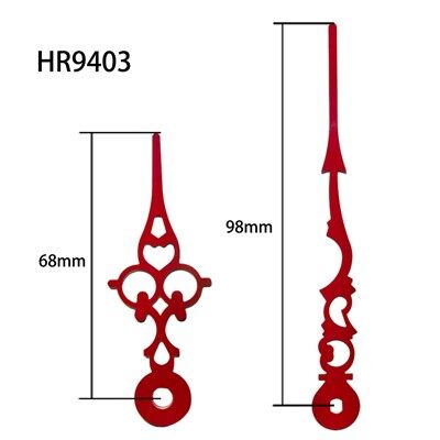 Hodinová ručička HR9403 červená hodina a minuta