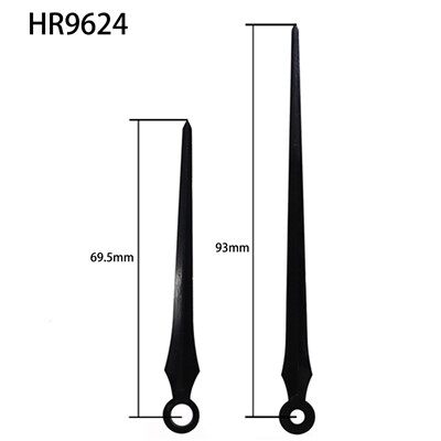 Hodinová ručička HR9624 Čierna hodina a minúta