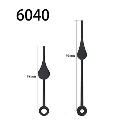 Jarum Jam No.6040 Hitam Jam Dan Menit