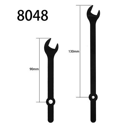 Kellon osoitin nro 8048 musta tunti ja minuutti