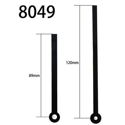 Ρολόι Νο. 8049 Μαύρη ώρα και λεπτό