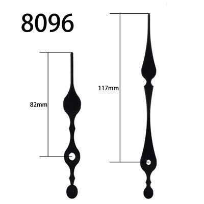 Ρολόι Νο. 8096 Μαύρη ώρα και λεπτό