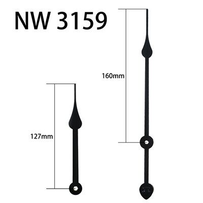 Urviser NW3159 Sort time og minut