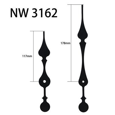 Clock Hand NW3162 Black Hour And Minute