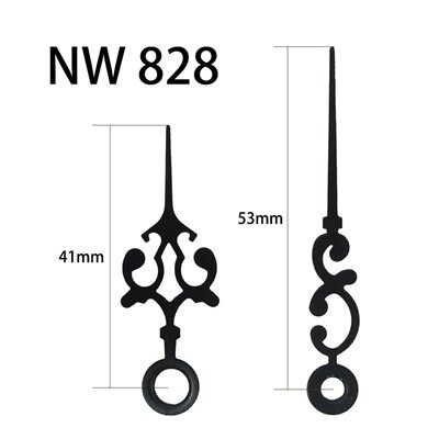 Ceas NW828 Ora și Minutul Negru