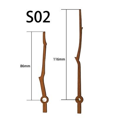 Ur Viser S02 Træ Time og minut