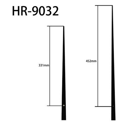 Idejn tal-Arloġġ HR-9032 Is-Siegħa U l-Minuti Iswed, Toqba Kwadru Bil-Kmiem tar-Ram