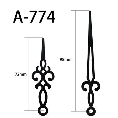 Jarum Jam dan Menit Hitam No. 774