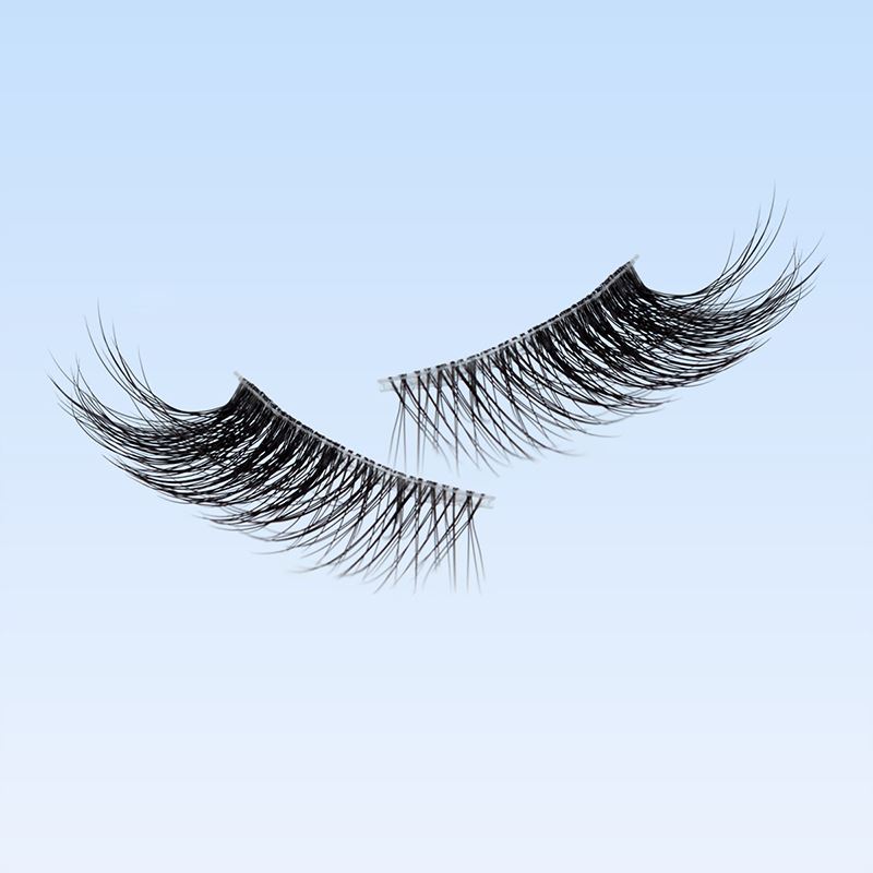 Clear Band Half Lashes