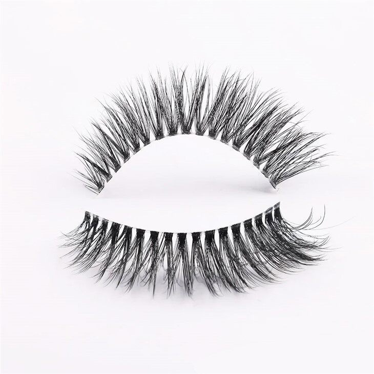 Klart band vipper naturlig