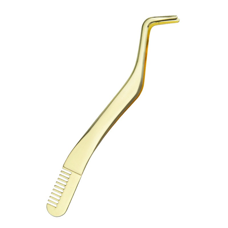Lash Applicator Tweezers With Comb factory