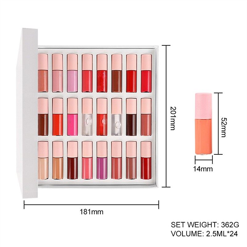24pcs lip gloss