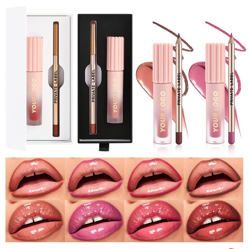 custom logo lipgloss set