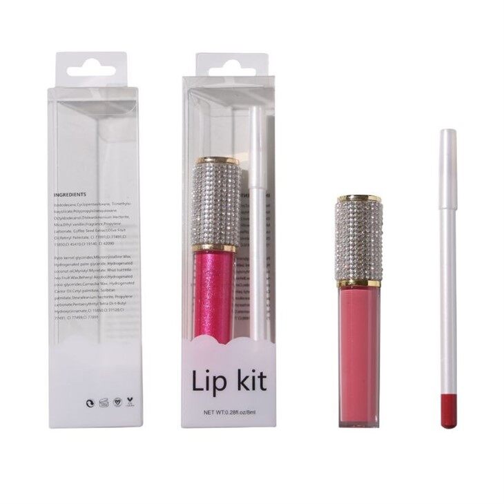 Lipgloss Lipliner Pencil Kit
