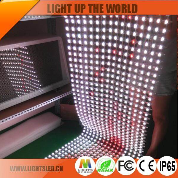 P120 Flexible LED Curtain Video Display Panel for Sale on Stage