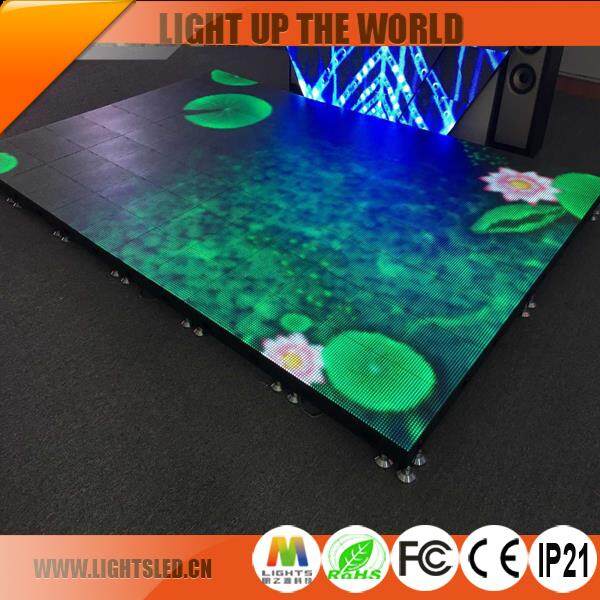 Thin P2 HD Full Color Indoor Waterproof Make Cheap Dance Floor Stage LED Display Screen
