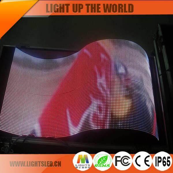 P6 LED Flexible Digital Display Bendable Soft Screen