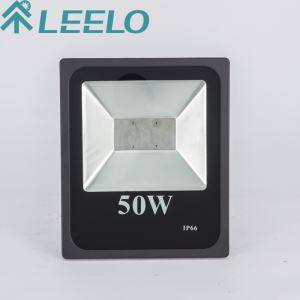 Ahorro de energía 50w COB Led al aire libre inundación luz aluminio aleación concha negra