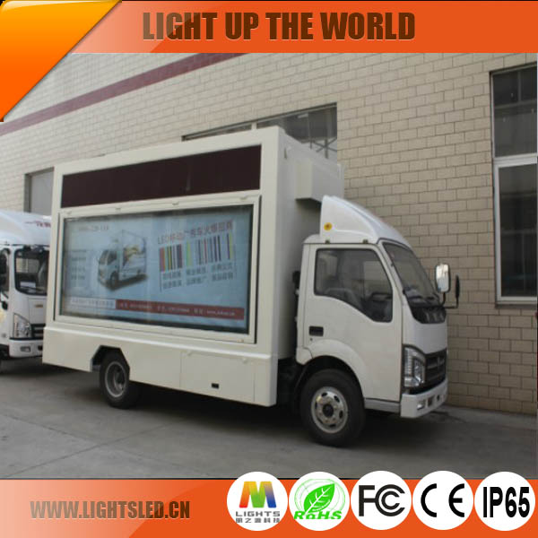 P8 DIP Free Mobile Advertising Vehicle Display with Large Screen Trucks
