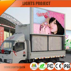Digital Number P8 LED Display Board Truck Mobile Advertising LED Screen