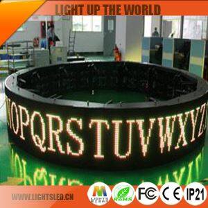Factory Wholesale Price Curved Shaped P10 Indoor Soft Led Display Module Price