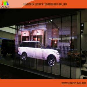 LED Curtain Transparent Glass LED Display P3.9