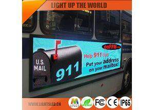 High Definition Good Light High Brightness Bus Led P6 Display Screen Made In China