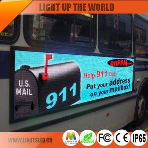 Lower Power Consumption P6 Electronic Bus Signage Outdoor Display